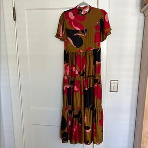 Pre-owned Corey Lynn Calter Anthropologie Tiered Maxi Dress